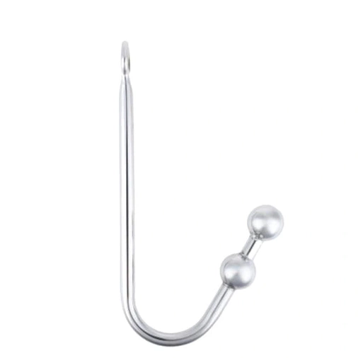 Hook Anal 4417 Two Stainless Pleasurable Steel Balls 0412